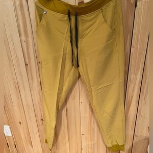 Light Gold Zamora Scrub Pants